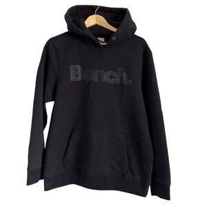 BENCH Black Fleece Pullover Hoodie Large